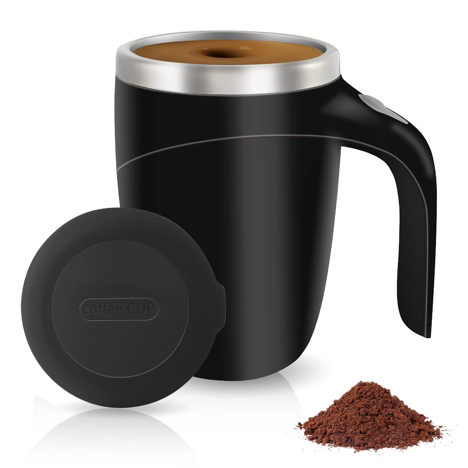 SkyShopy Automatic Magnetic Stirring Coffee Mug, Rotating Home Office Travel Mixing Cup,Funny Electric Stainless Steel Self Mixing Coffee Tumbler, Suitable for Coffee, Milk, Cocoa and Other Beverages (Multicoloured) SkyShopy Automatic Magnetic Stirring Coffee Mug, Rotating Home Office Travel Mixing Cup,Funny Electric Stainless Steel Self Mixing Coffee Tumbler, Suitable for Coffee, Milk, Cocoa and Other Beverages (Multicoloured)